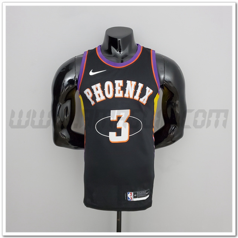 Maglia Phoenix Suns (Paul #3) Stagione 2022 Nero Citta