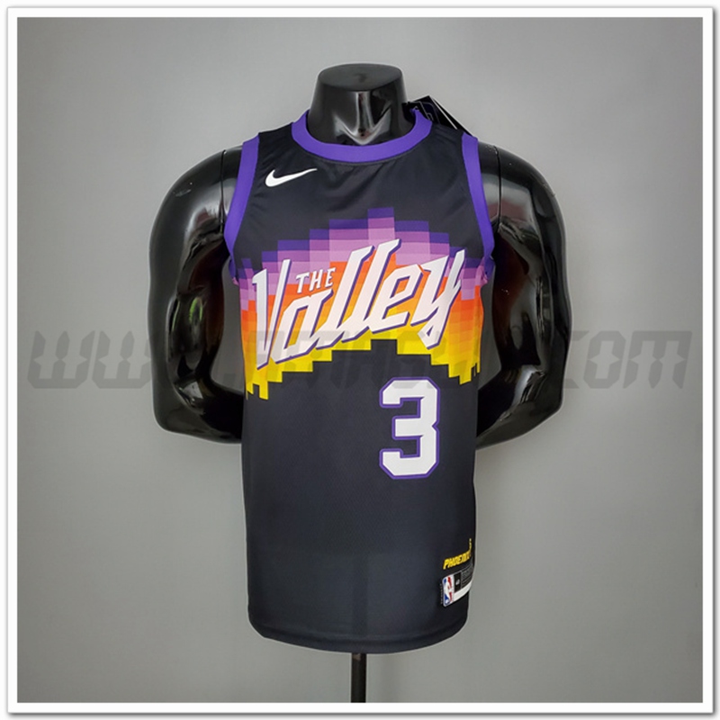 Nuovo Maglia Phoenix Suns (Paul #3) Nero Citta