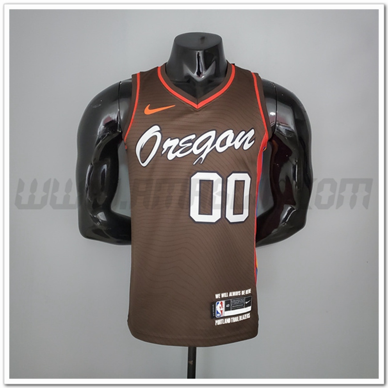Maglia Portland Trail Blazers (Anthony #00) 2021 Brune Citta