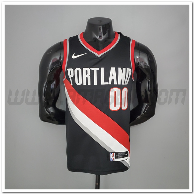 Maglia Portland Trail Blazers (Anthony #00) 2021 Domicile Nero