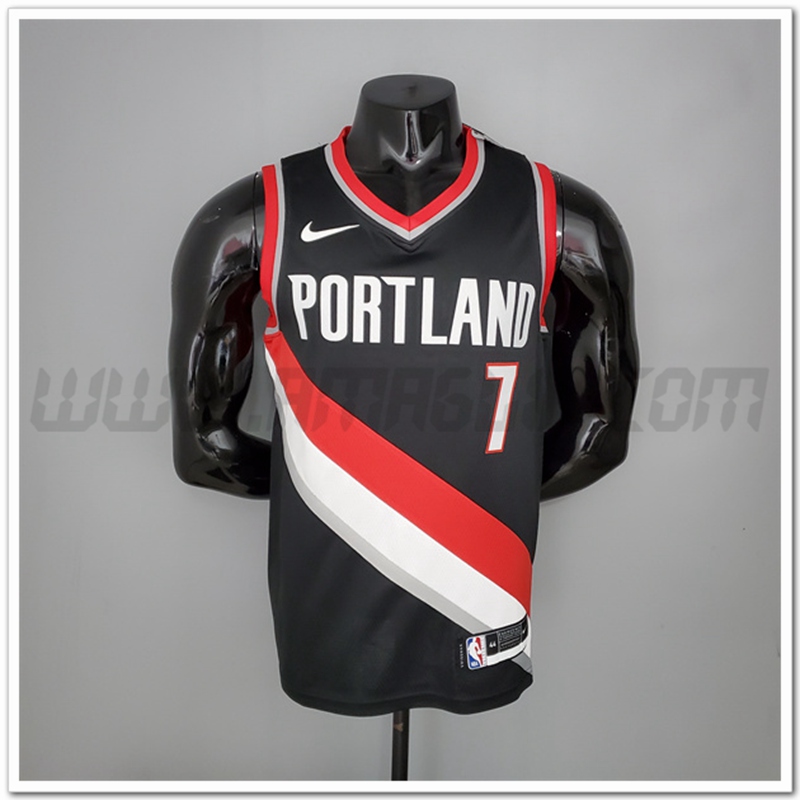 Maglia Portland Trail Blazers (Roy #7) 2021 Domicile Nero