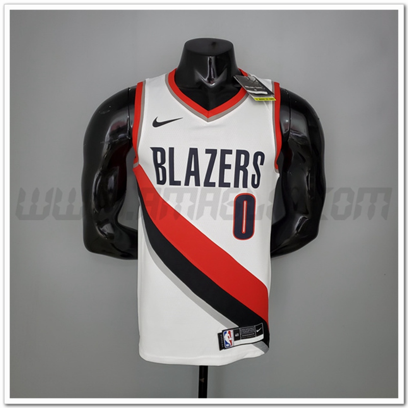 Maglia Portland Trail Blazers (Lillard #0) 2021 Domicile Nero