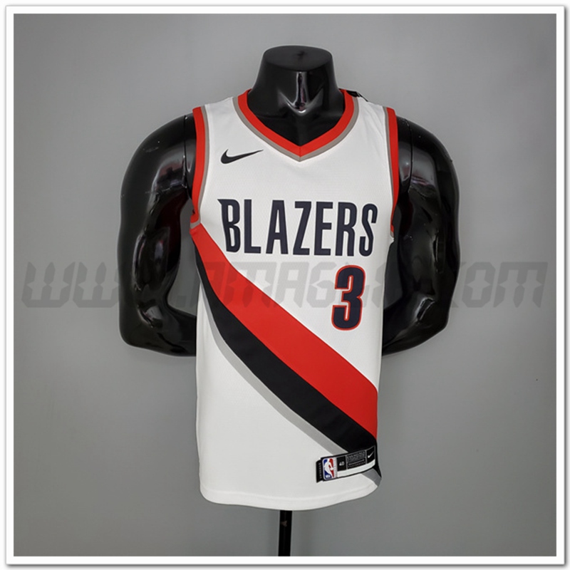 Maglia Portland Trail Blazers (Mccollum #3) 2021 Domicile Nero