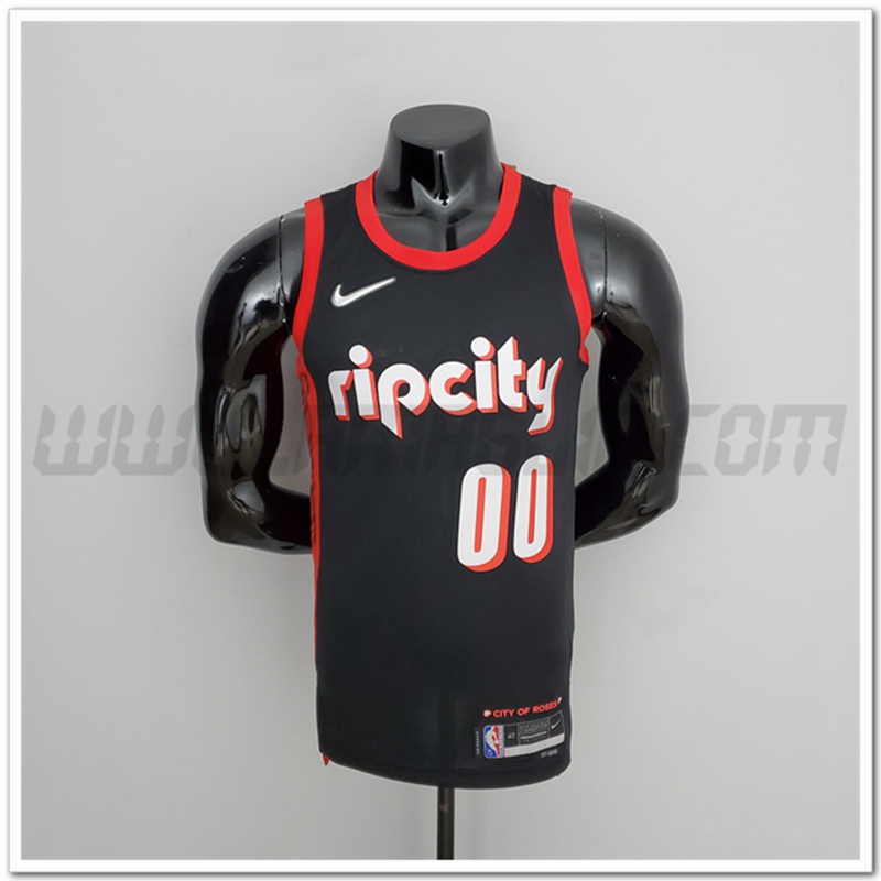 Maglia Portland Trail Blazers (Anthony #00) Stagione 2022 Nero Urban Edition