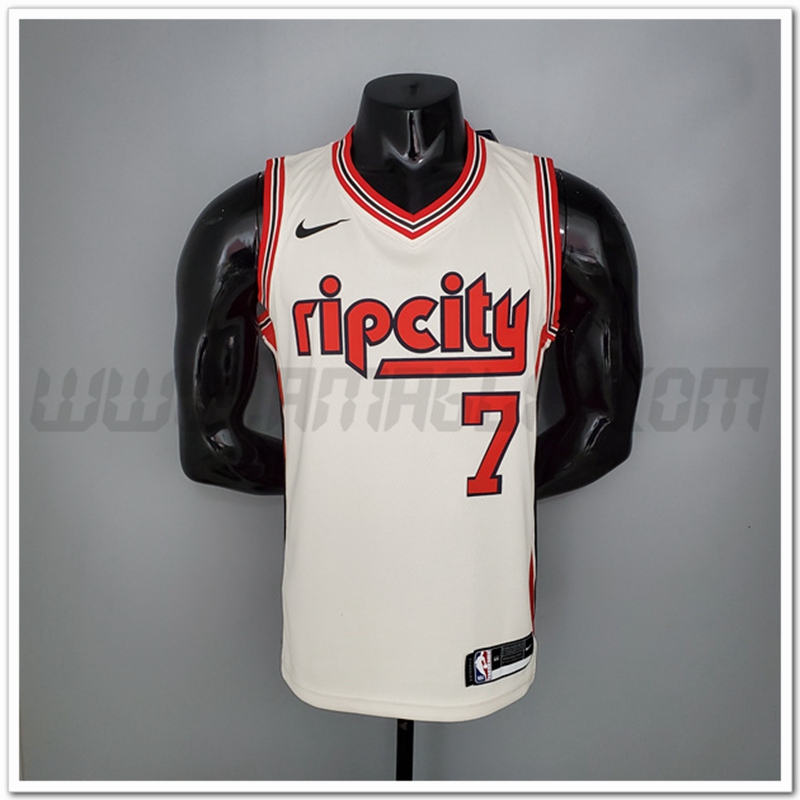 Maglia Portland Trail Blazers (Roy #7) Beige