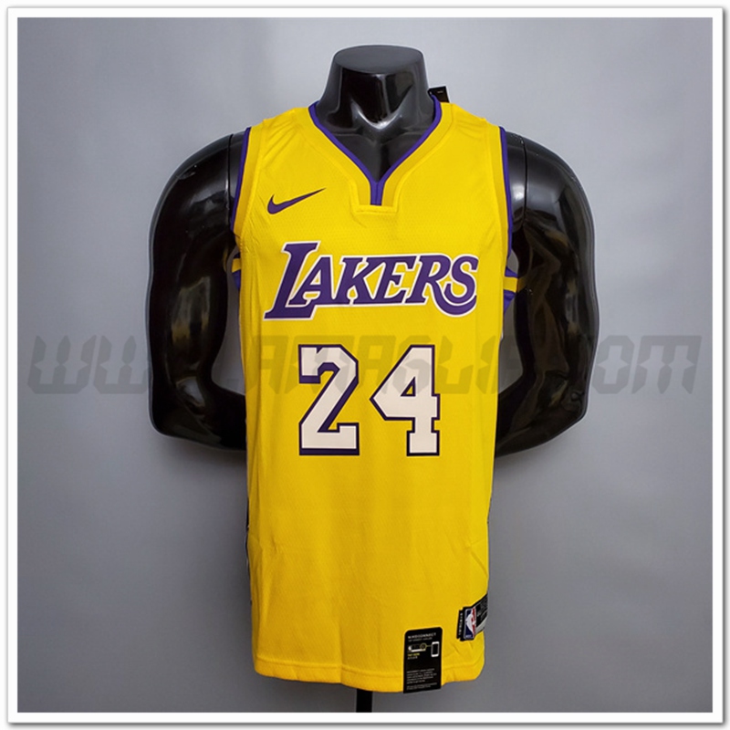 Maglia Los Angeles Lakers (Bryant #24) Giallo
