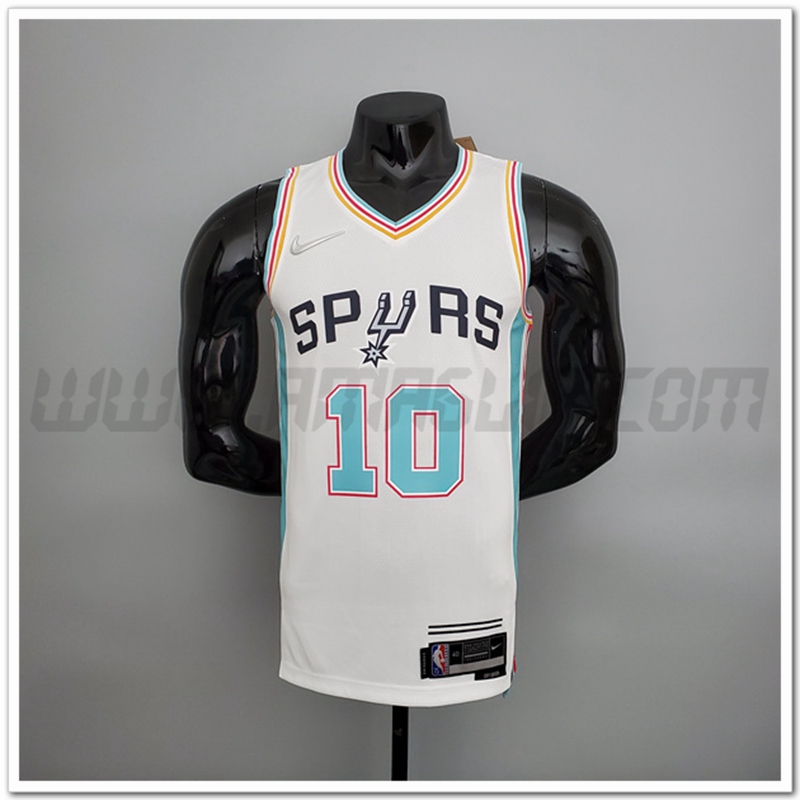 Maglia San Antonio Spurs (DeRozan #10) Stagione 2022 Bianco Citta