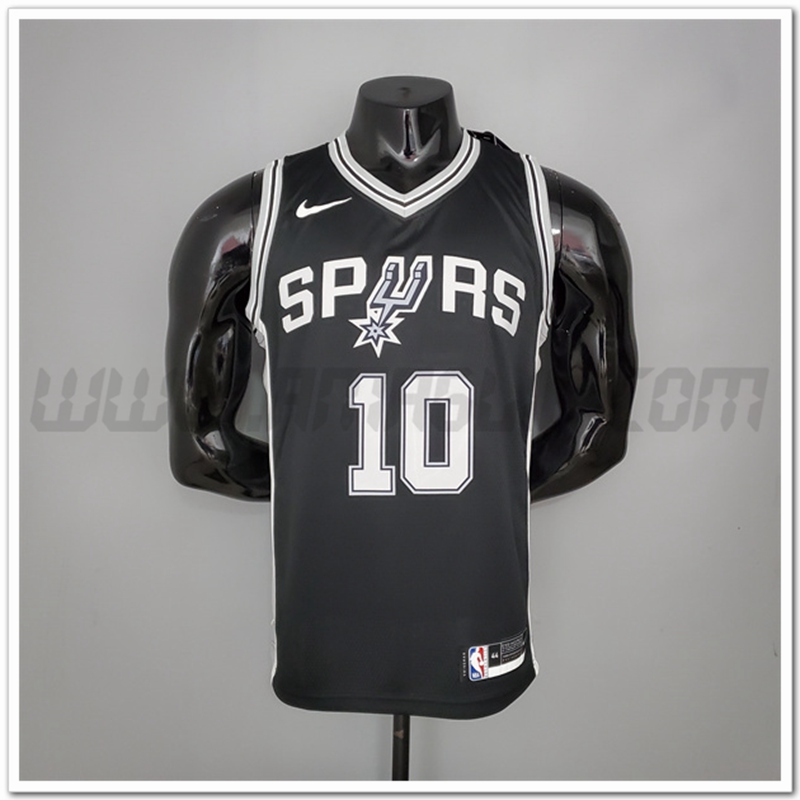 Maglia San Antonio Spurs (DeRozan #10) Nero