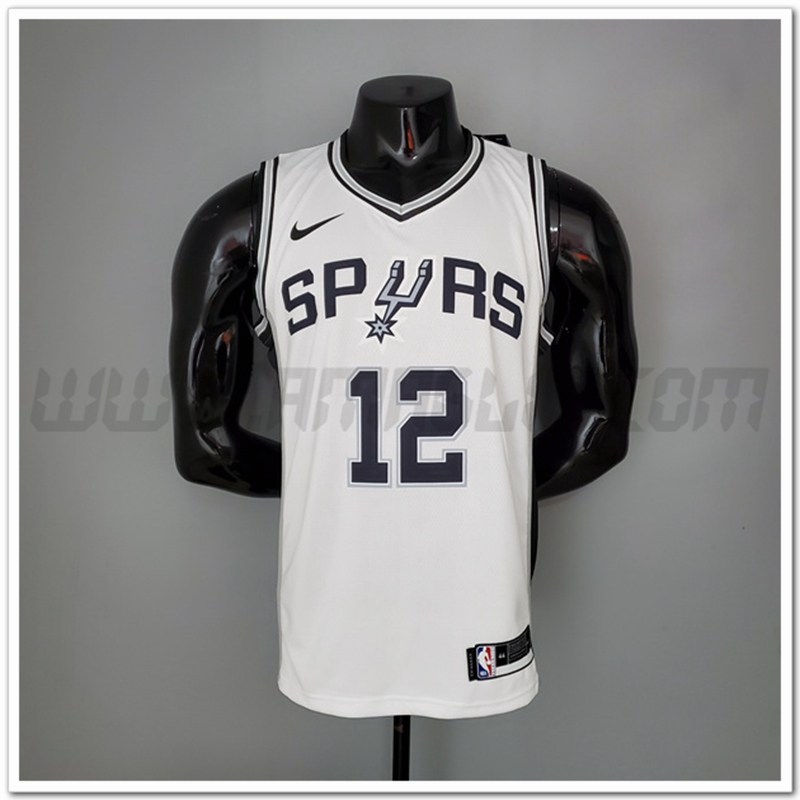 Maglia San Antonio Spurs (Aldridge #12) Bianco