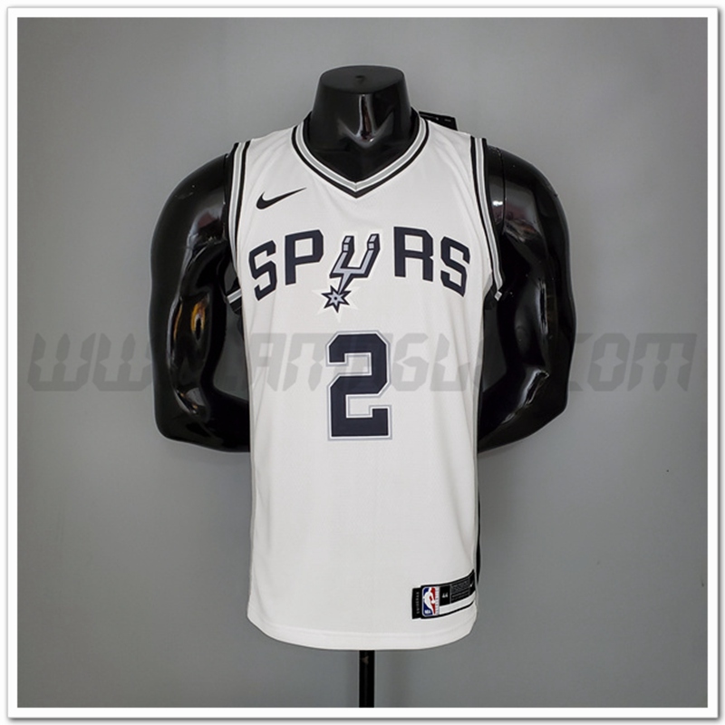Maglia San Antonio Spurs (Leonard #2) Bianco