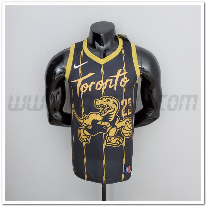 Maglia Toronto Raptors (Vanvleet #23) 2022 Nero Citta