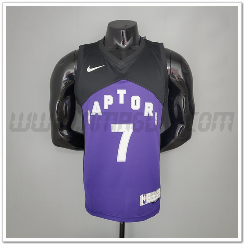 Maglia Toronto Raptors (Lowry #7) 2021 Porpora/Nero Bonus Edition