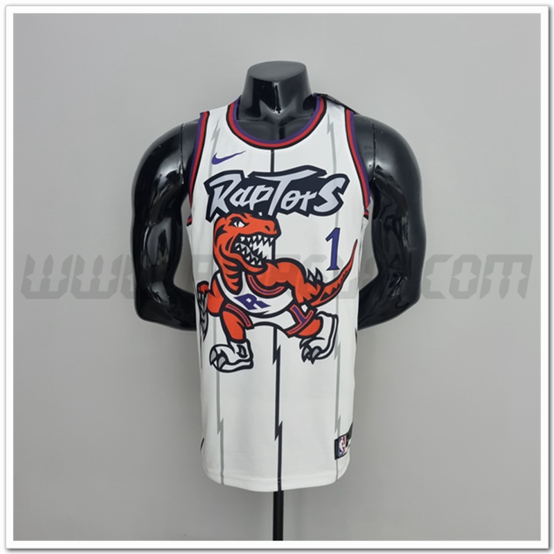 Maglia Toronto Raptors (McGrady #1) Bianco