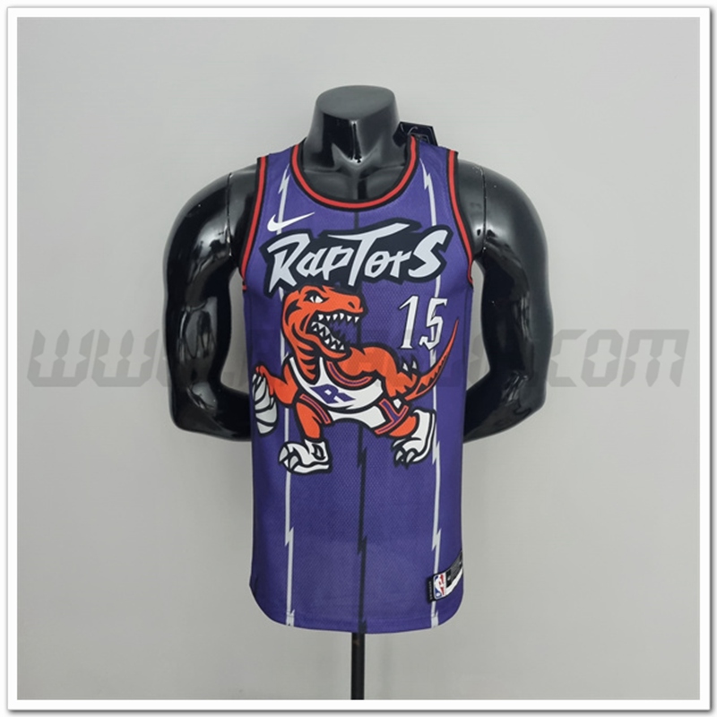 Maglia Toronto Raptors (Carter #15) Porpora