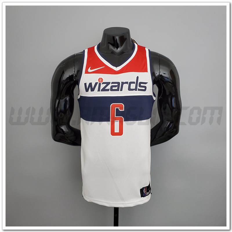 Maglia Washington Wizards (Harrell #6) Nero/Rosso/Bianco 75°anniversario