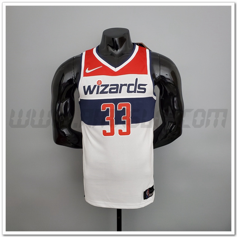 Maglia Washington Wizards (Kuzma #33) Nero/Rosso/Bianco 75°anniversario