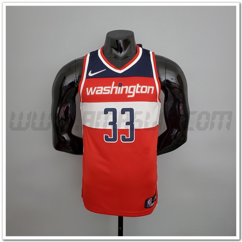 Maglia Washington Wizards (Kuzma #33) Rosso/Bianco/Blu 75°anniversario