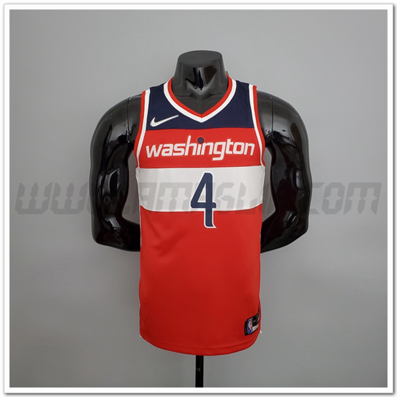 Maglia Washington Wizards (Wesbrook#4) Rosso/Bianco/Blu 75°anniversario