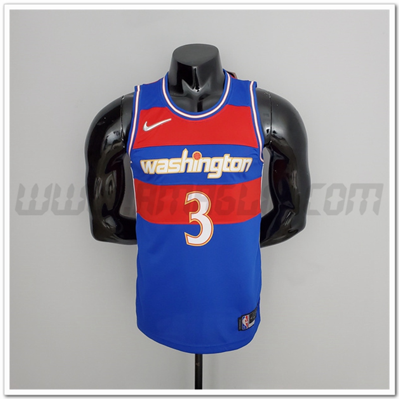 Maglia Washington Wizards (Beal #3) 2022 Blu/Rosso Talent Citta