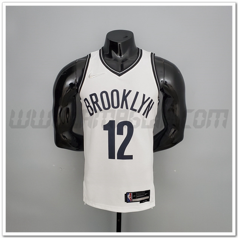 Maglia Brooklyn Nets (Harris #12) Bianco 75°anniversario