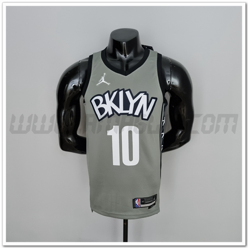 Maglia Brooklyn Nets (Simmons #10) Gris 75°anniversario Citta