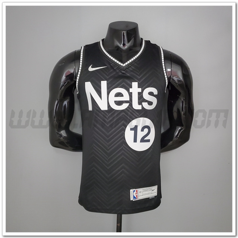 Maglia Brooklyn Nets (Harris #12) 2021 Nero Bonus Edition