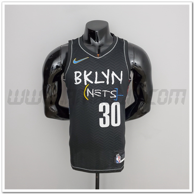 Maglia Brooklyn Nets (Curry #30) Nero Citta