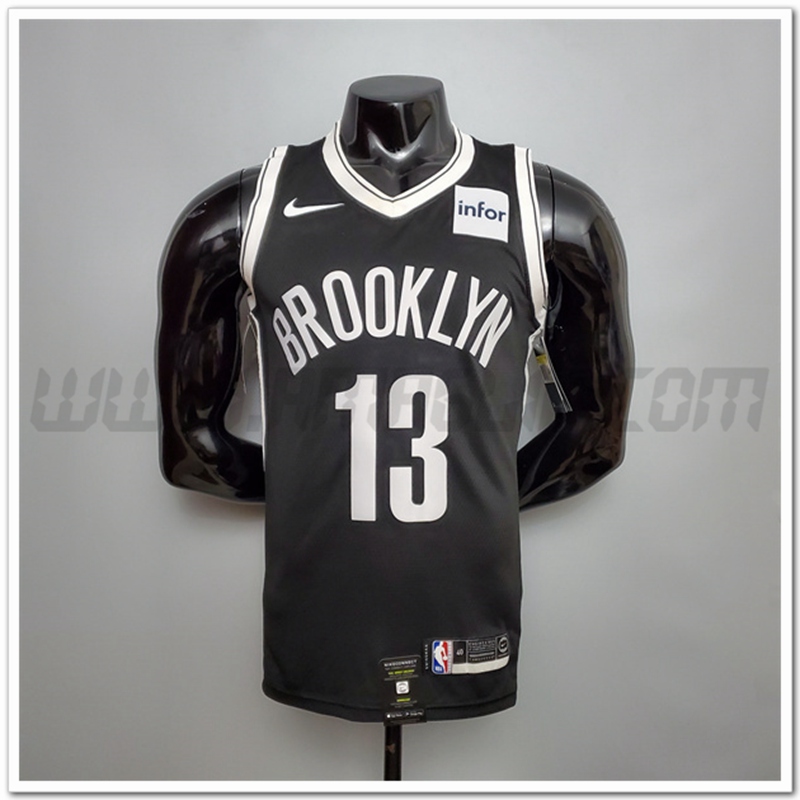 Maglia Brooklyn Nets (Harden #13) Nero