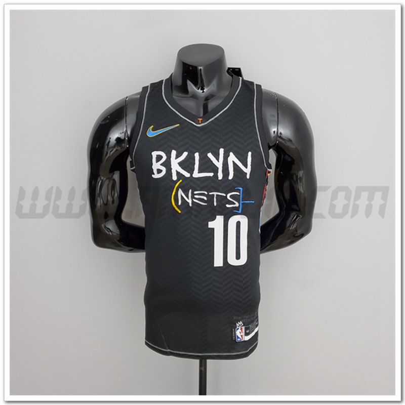 Maglia Brooklyn Nets (Simmons #10) Nero Citta