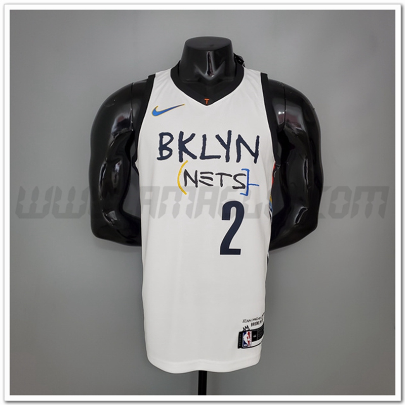 Maglia Brooklyn Nets (Griffin #2) Graffiti Bianco