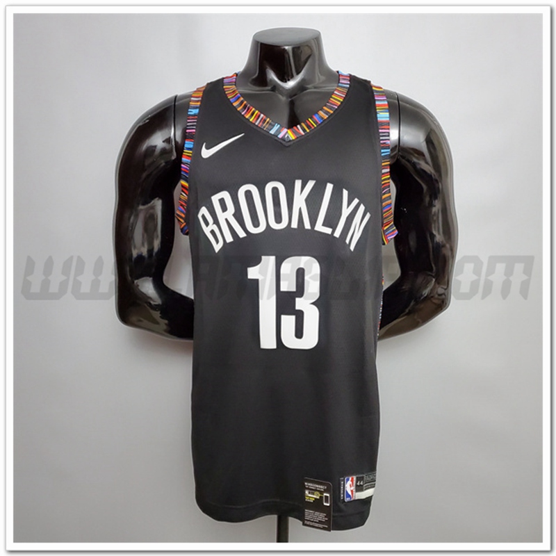 Maglia Brooklyn Nets (Harden #13) Nero City Version