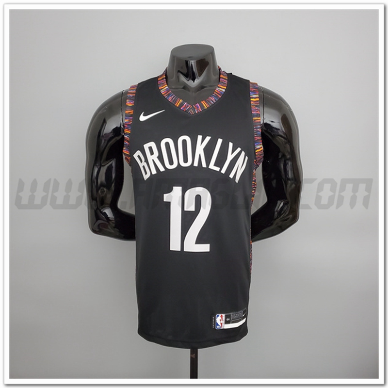 Maglia Brooklyn Nets (Harris #12) Nero City Version