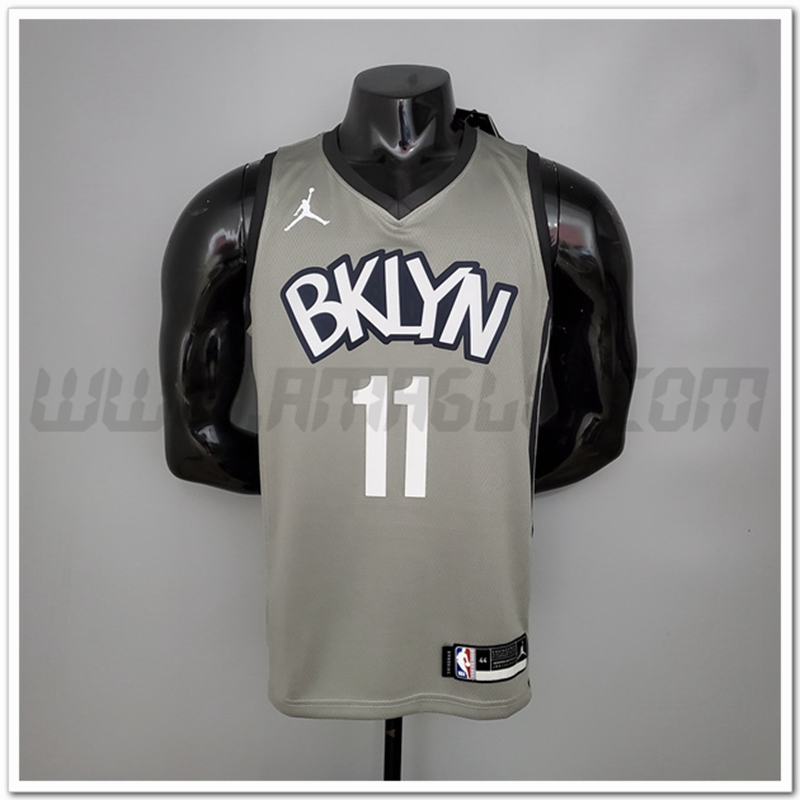 Maglia Brooklyn Nets (Irving #11) Gris Citta