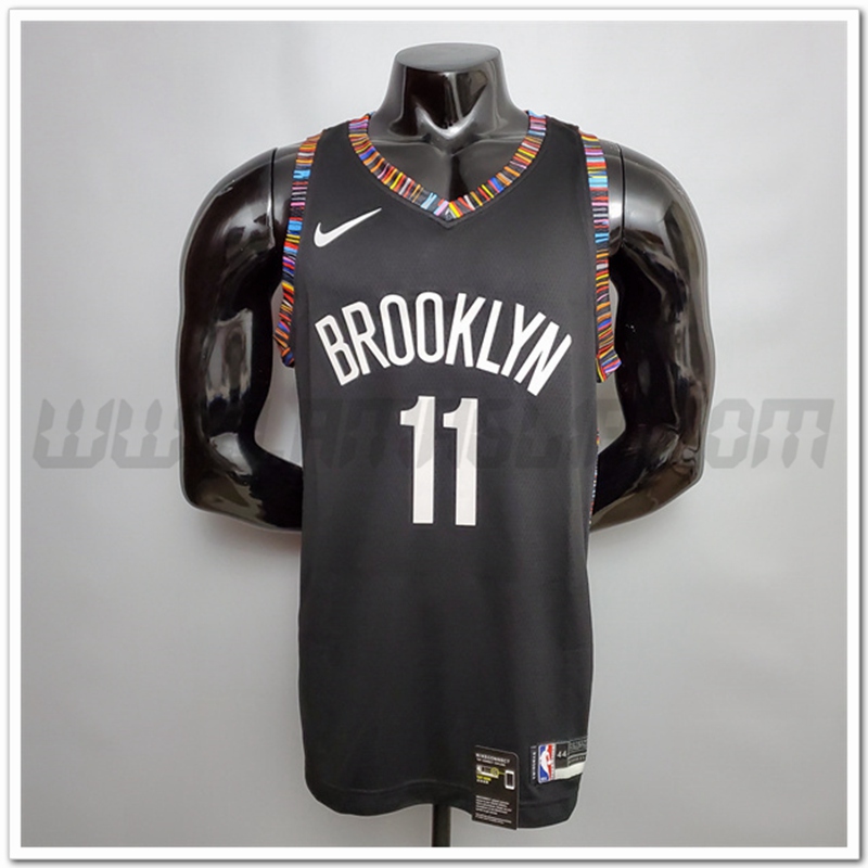 Maglia Brooklyn Nets (Irving #11) Nero City Version