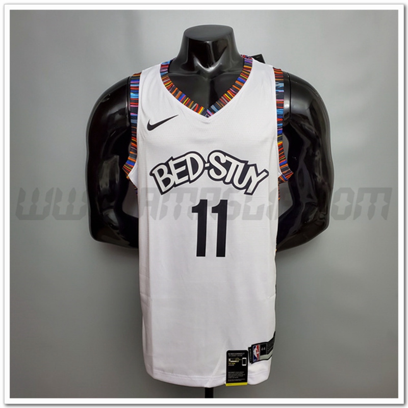 Maglia Brooklyn Nets (Irving #11) Bianco City Version