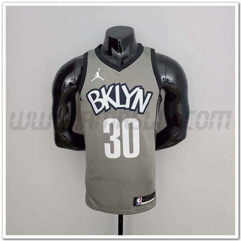 Maglia Brooklyn Nets (Curry #30) Gris