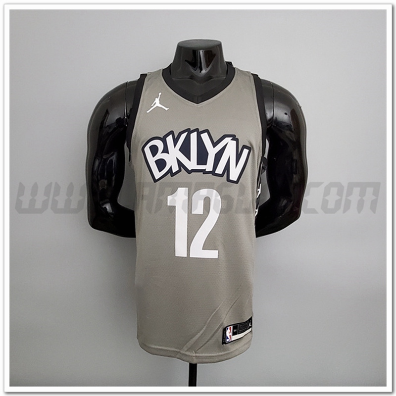 Maglia Brooklyn Nets (Harris #12) Gris