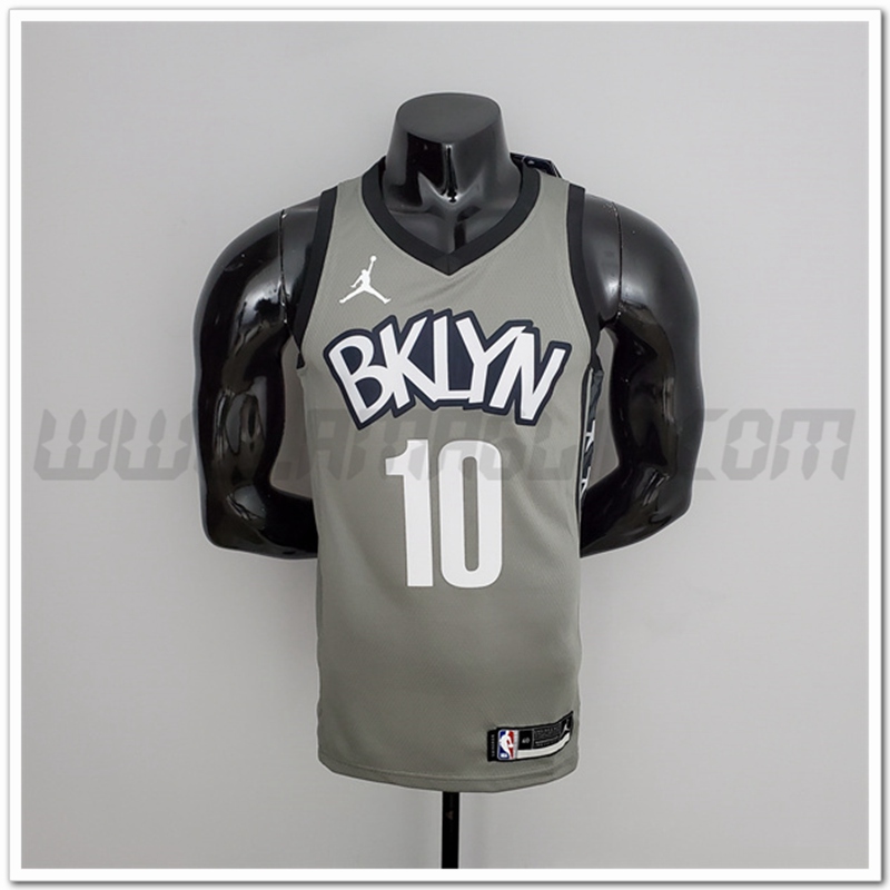 Maglia Brooklyn Nets (Simmons #10) Gris