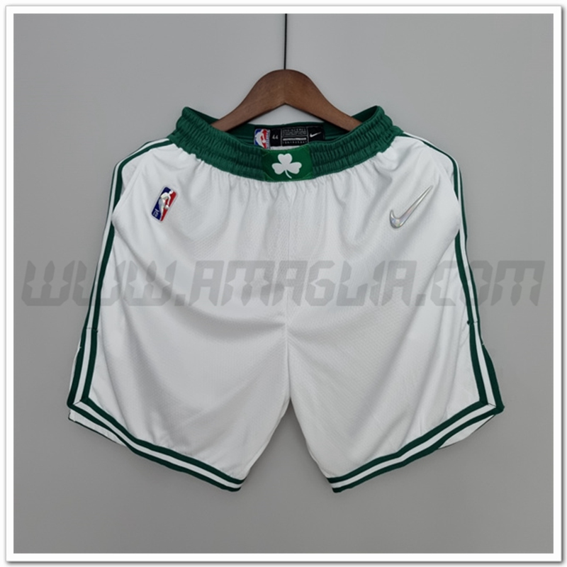 Pantaloncini NBA Boston Celtics Bianco 75°anniversario