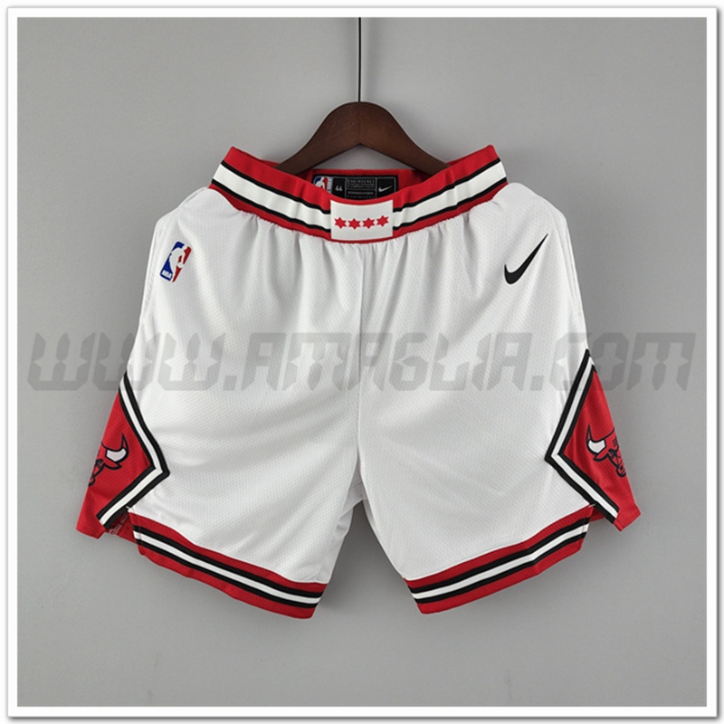 Pantaloncini NBA Chicago Bulls Bianco