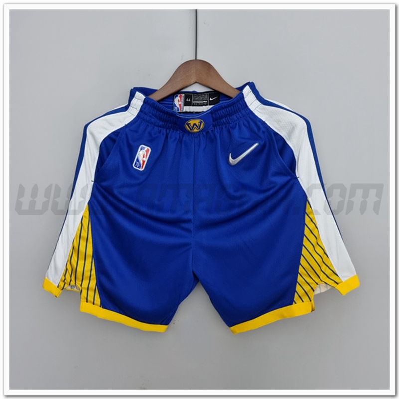 Pantaloncini NBA Golden State Warriors Blu 75°anniversario