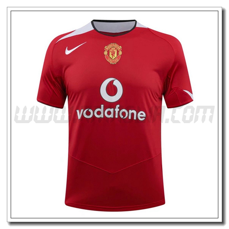 Prima Maglia Manchester United Retro 2004/2006