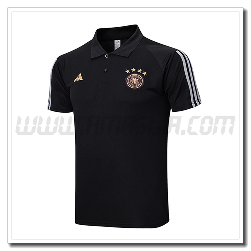 Maglia Polo Germania Nero 2022 2023 -02