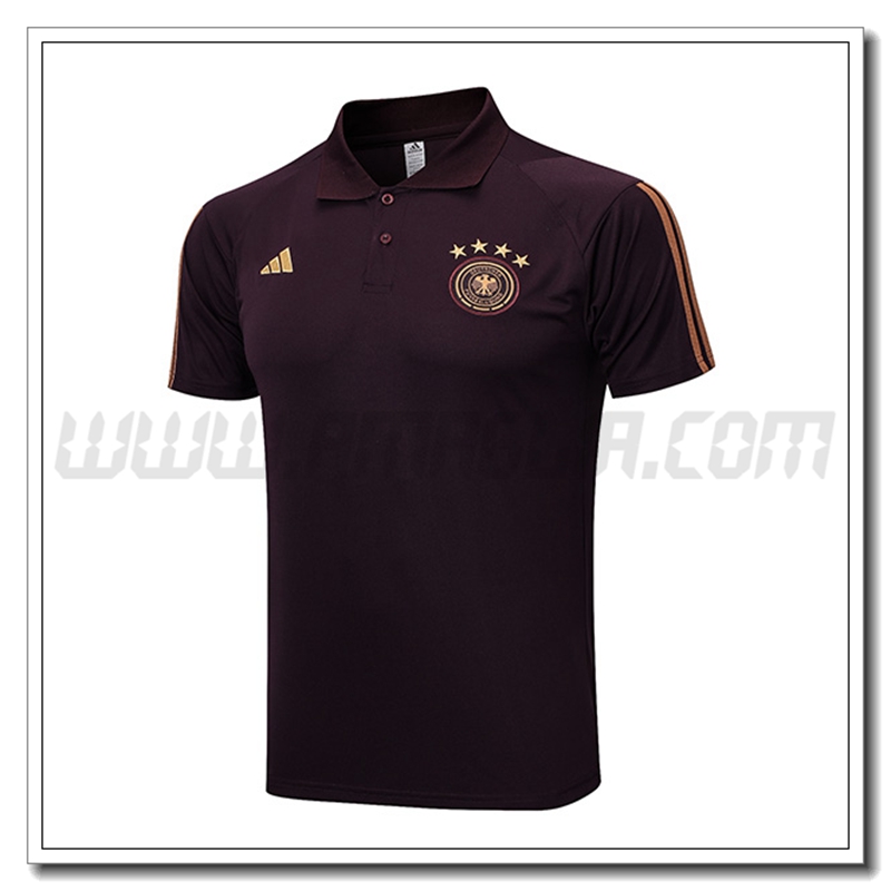 Maglia Polo Germania Marrone 2022 2023