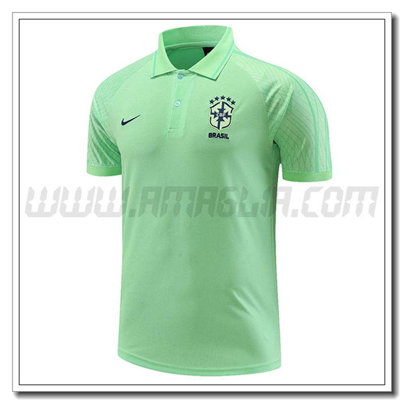 Maglia Polo Brasile Verde 2022 2023