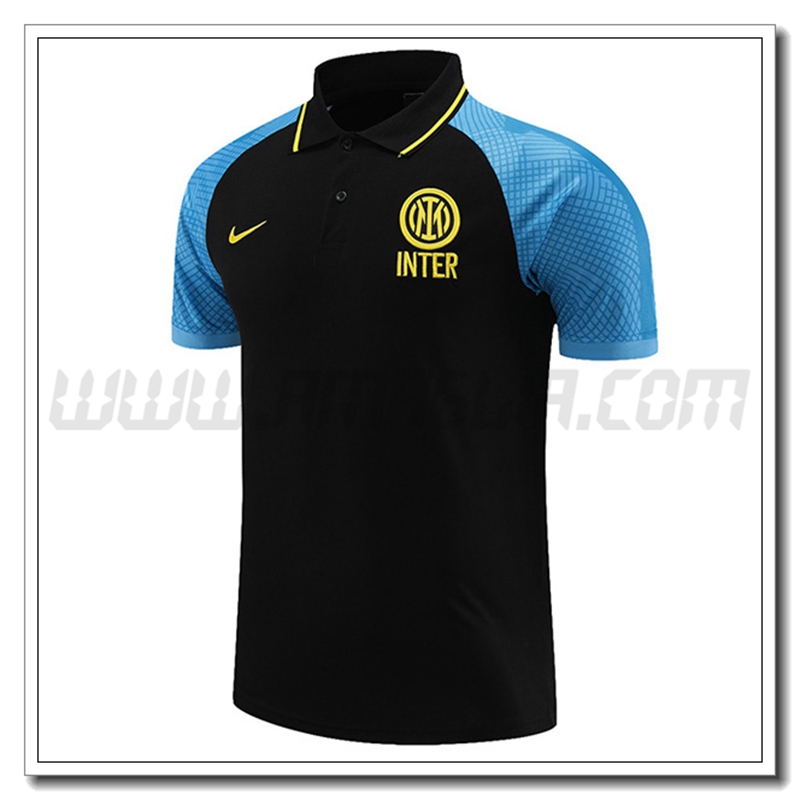 Maglia Polo Inter Milan Nero 2022 2023