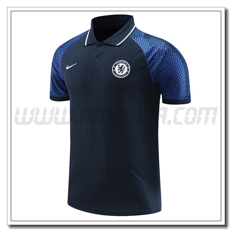 Maglia Polo FC Chelsea Blu Marino 2022 2023