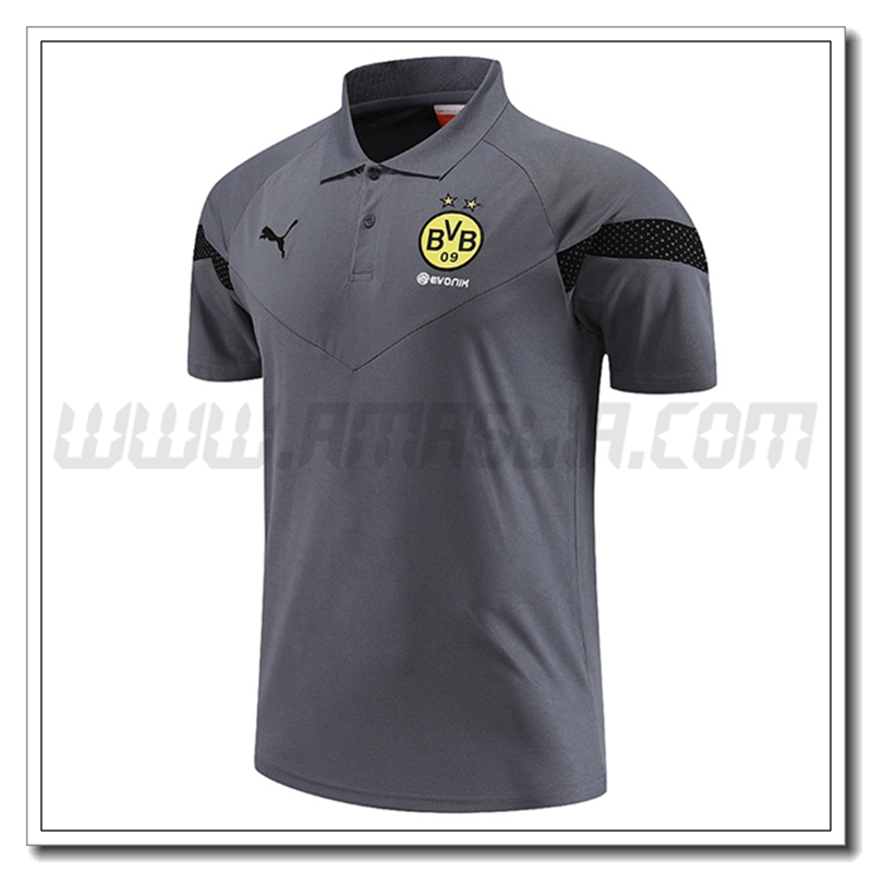 Maglia Polo Dortmund Grigio 2022 2023