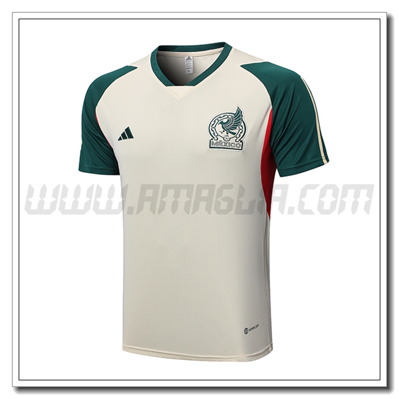 Maglia Allenamento Messico Beige 2022 2023