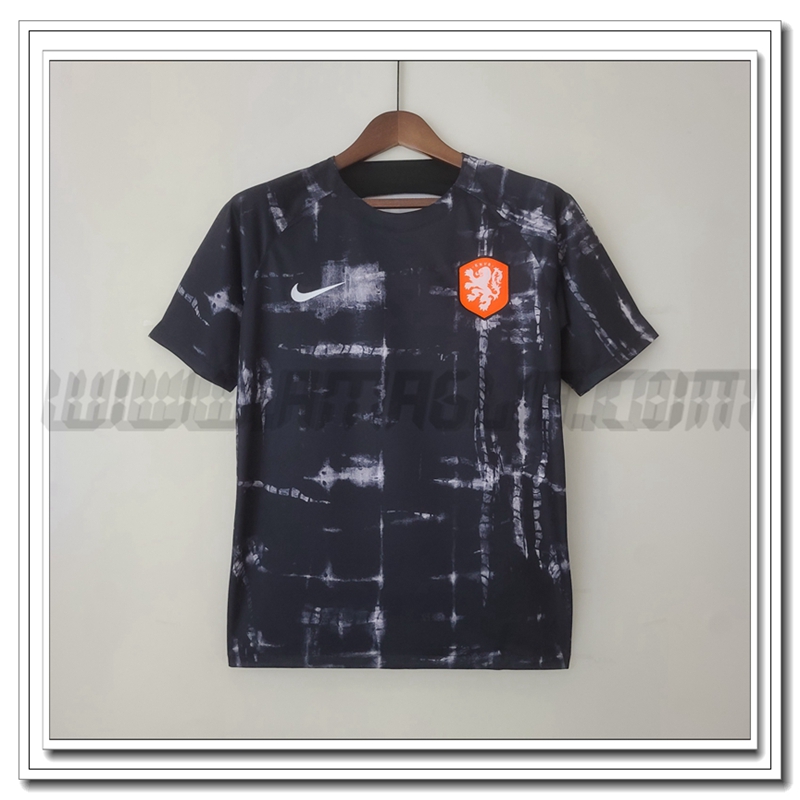 Maglia Allenamento Paesi Bassi Nero 2022 2023